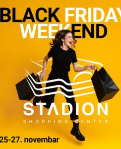 Black Friday weekend popusti u šoping centru Stadion