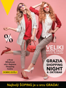 Grazia Shopping Night: Veliki modni zalet u centru Beograda!
