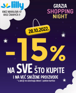 Iskoristite 15% popusta na svaku kupovinu u Lilly Drogerie!