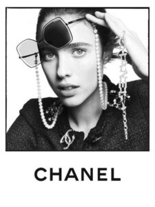 Margaret Kali u reklamnoj kampanji Chanel Eyewear