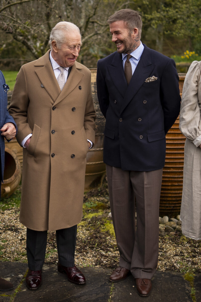 David Beckham i kralj Charles na druženju u bašti