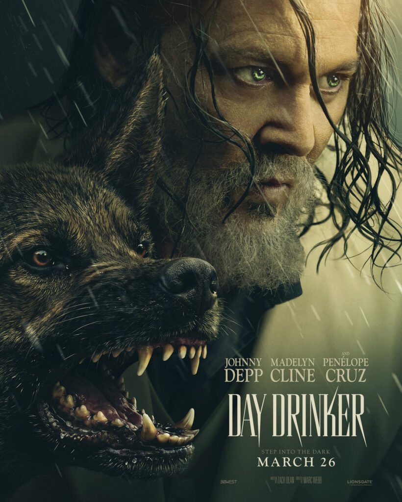 Objavljen je prvi trejler za „Day Drinker“, triler sa Johnny Depp, Penélope Cruz i Madelyn Cline, koji u bioskope stiže 26. marta 2027.